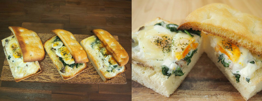 リッチフォカッチャーほうれん草グラタン